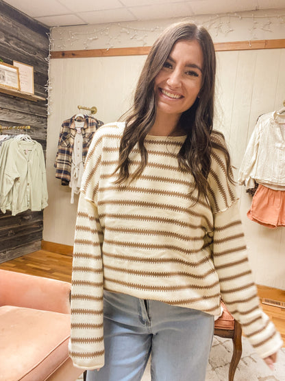 The Lennox Striped Sweater