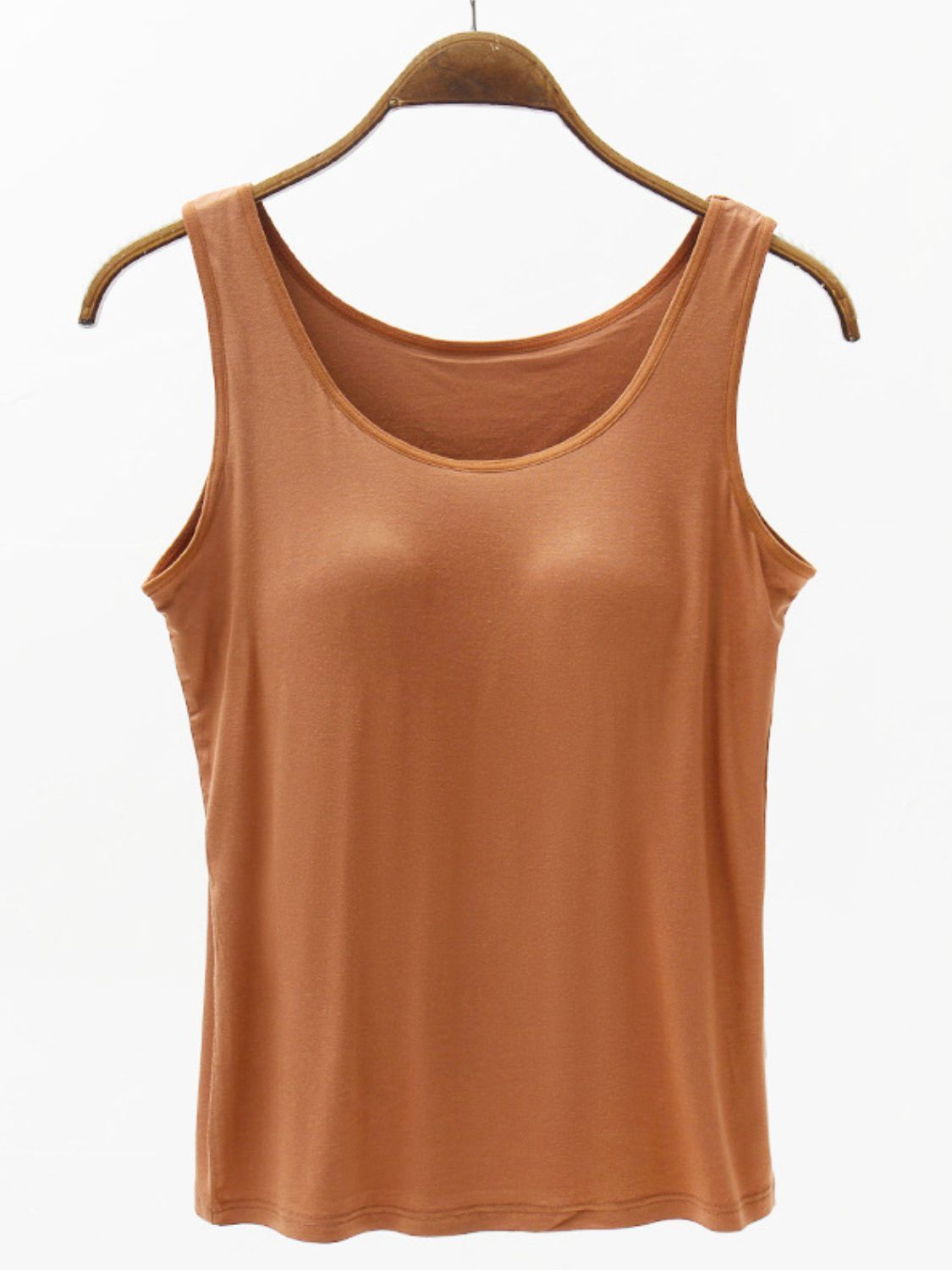 Wide Strap Tank with Built in Bra