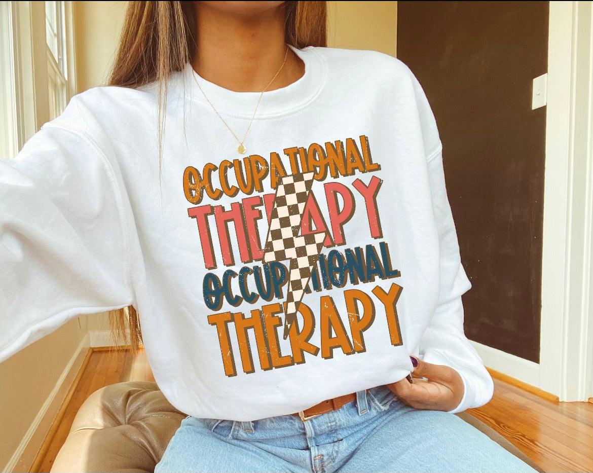 {PREORDER} Occupational Therapy Lightening Bolt Tee/Crew Neck
