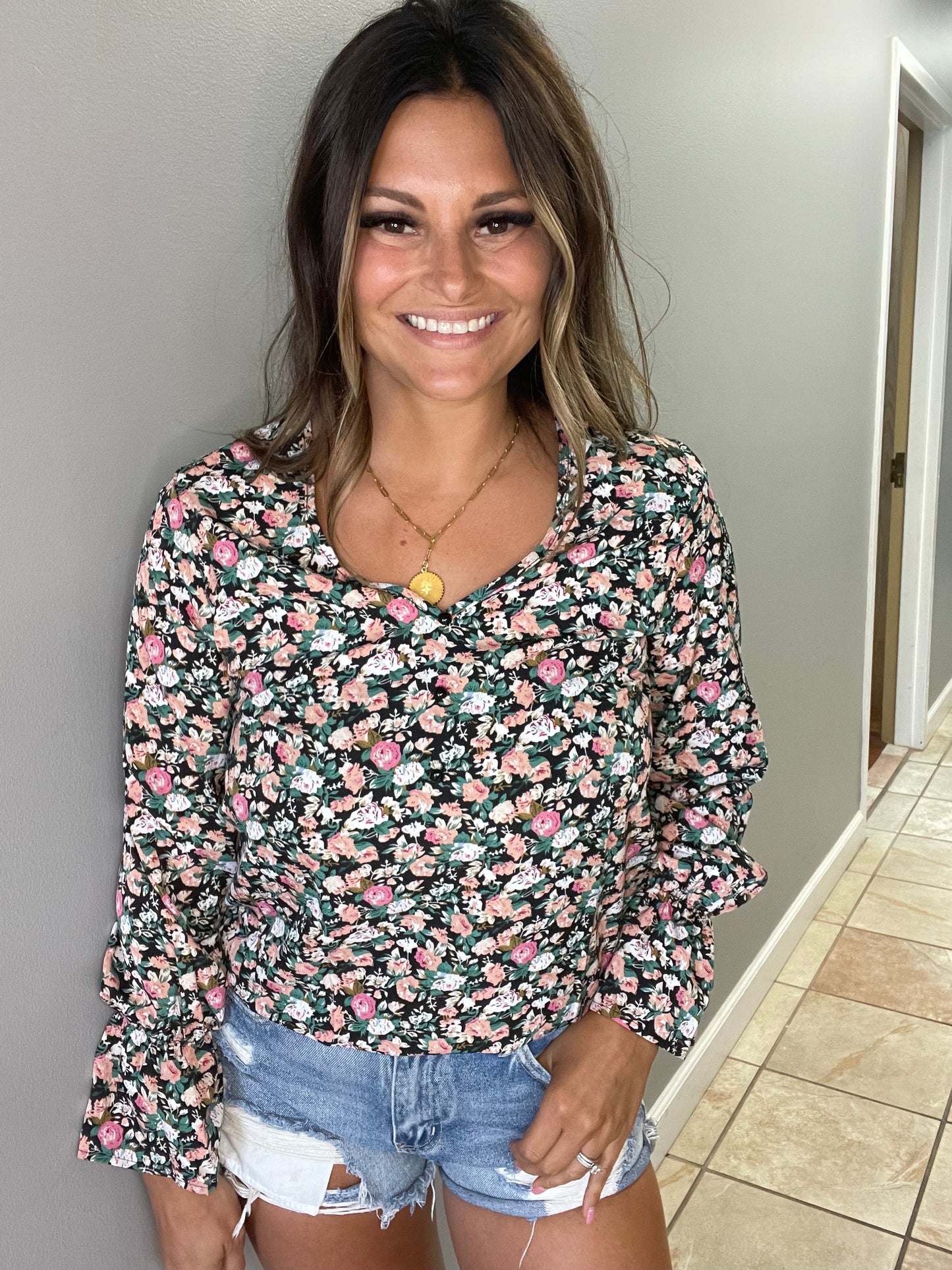 The Ana Floral Blouse