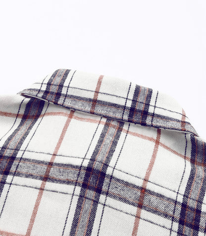 The Bobbie Plaid High-Low Shacket with Slit