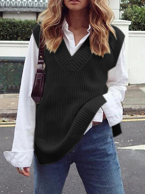 The Vicky V-Neck Sweater Vest