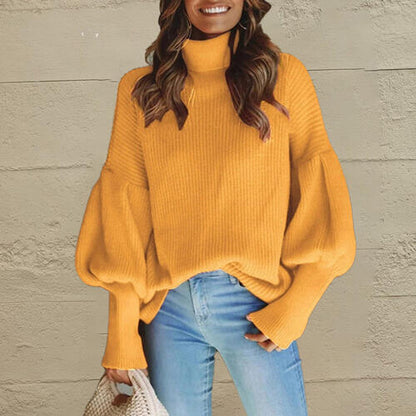 The Reese Lantern Sleeve Dropped Shoulder Sweater