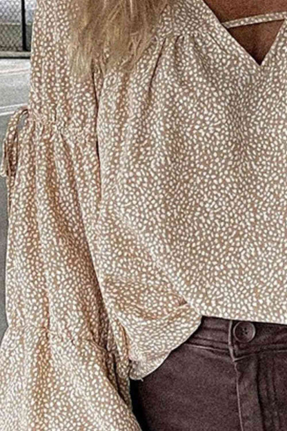 The Yazzie Balloon Sleeves Blouse