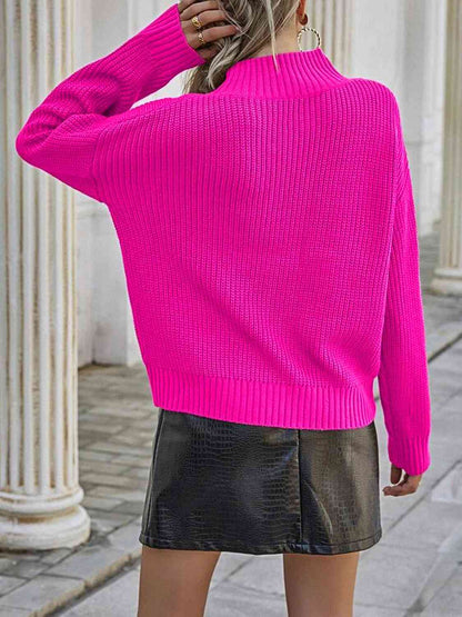 The Bailey Mock Neck Sweater