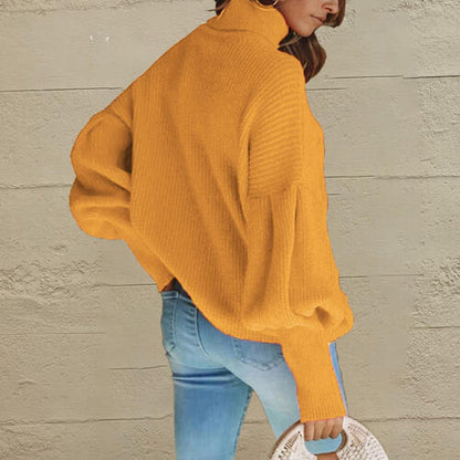 The Reese Lantern Sleeve Dropped Shoulder Sweater
