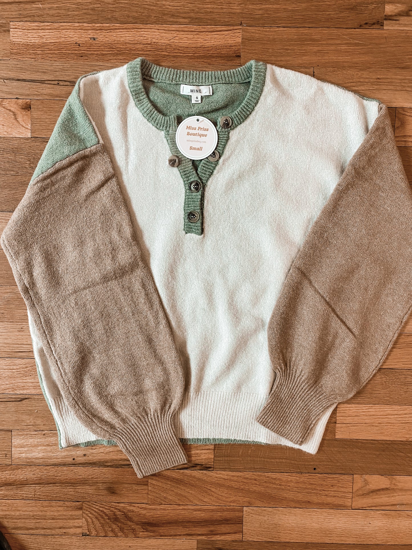 The Rae Color Block Henley